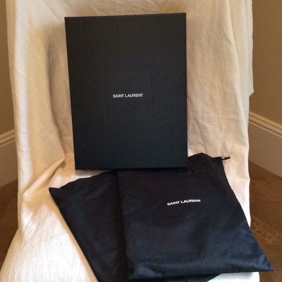 Saint Laurent Black Suede Boot - Picture 4 of 5